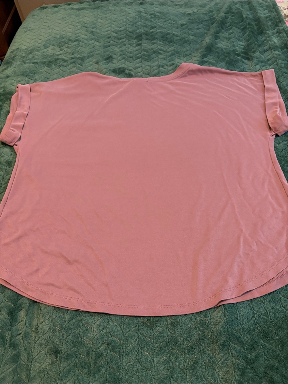 A New Day Basic Short Sleeve Tee Mauve XL - Picture 3 of 5